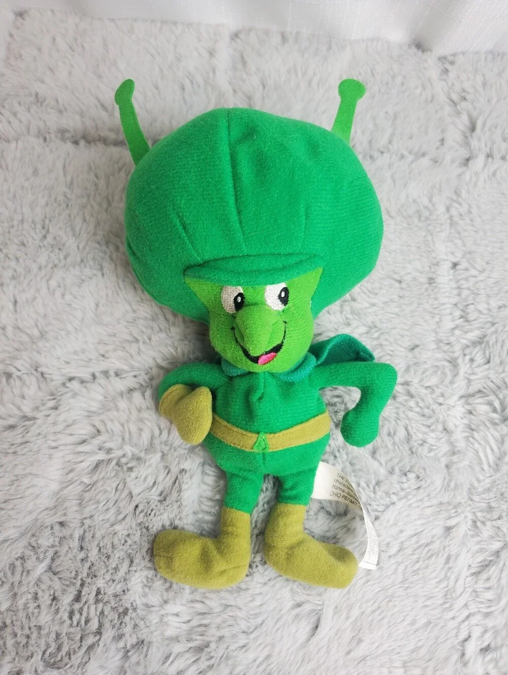 Vintage RARE HTF The Flintstones The Great GAZOO Plush 9 inch: Read